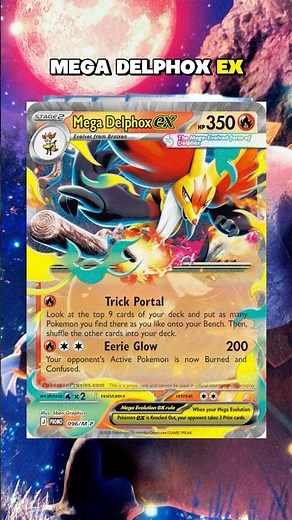 Mega Delphox ex Decklist | Mega Evolution | Abyss Eye | Pitch Black | Pokemon TCG