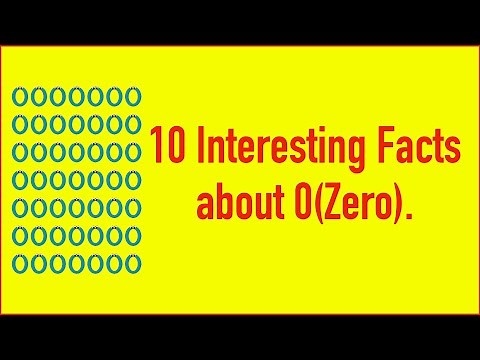 10 Interesting Facts about 0(Zero), That will blow your mind | Maths Facts