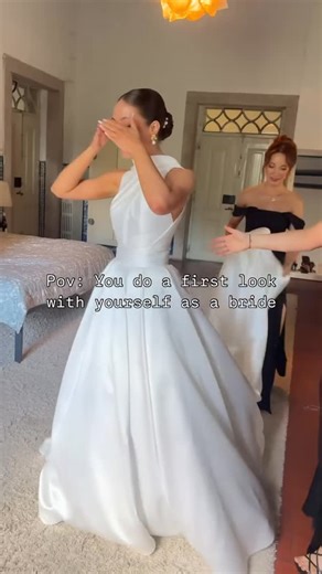 POV: you do a first look with yourself as a bride 🥰❤️ 🎥 @btsyourwed @catarinaduque.bridal Venue @quintadotorneiro Photo @patdecarvalhofotografia | The Wedding Bliss