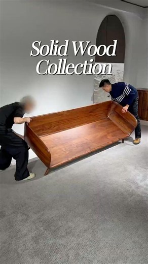 Sculptural Black Walnut Furniture Collection from Foshan, China | Luxury Full Home Furniture
