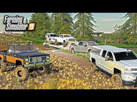 BUILDING LIFTED MUD TRUCKS & GOING MUDDING! (RCC) | FARMING SIMULATOR 2019