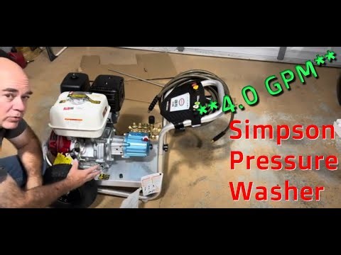 4.0 GPM Pressure Washer by Simpson - Assembly Tips and Review *