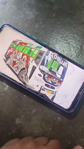 komban bus drawing