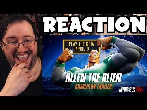 Gor's "Invincible VS Allen The Alien Gameplay Trailer & Open Beta Reveal" REACTION