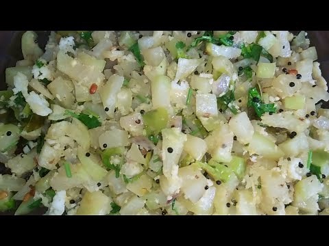Easy and Tasty Navil kosu Palya.