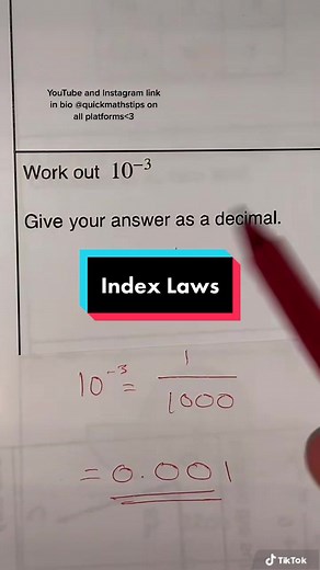 Youtube and Instagram Link in my bio @quickmathstips #maths #gcsemaths #quickmathstips #gcse #tutor #tutoring