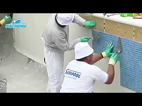 INSTALACIÓN DE MOSAICO PARA MANTENCIÓN DE PISCINA | PISCINERIA