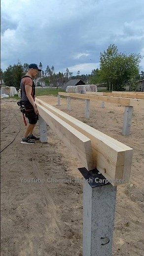 This Frame House Trick Saves Thousands! Built-Up Beam from Boards 💪🪚