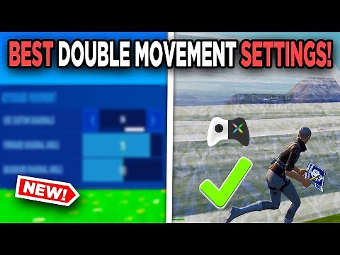 NEW Best (in game) Double Movement Settings in Fortnite Chapter 4! | Best Diagonal Movement Settings