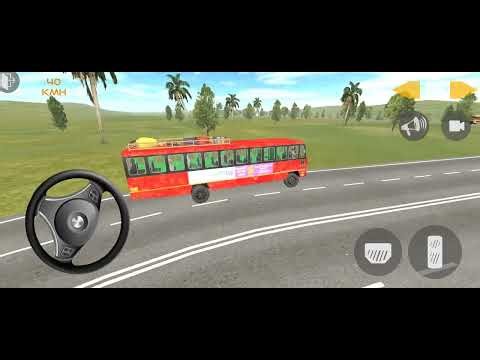 Village Route Old Model Tata Bus Driving Games - Indian Sleeper Bus Simulator - Android Gameplay |