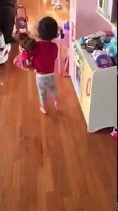 Baby alive doll in timeout for pooping