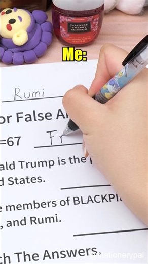 How I answer all true-or-false questions and matching questions 🤣#shorts