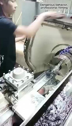 Daily work #cnc #lathe #cnctiktok #cncgirl #foryoupage #industrybaby