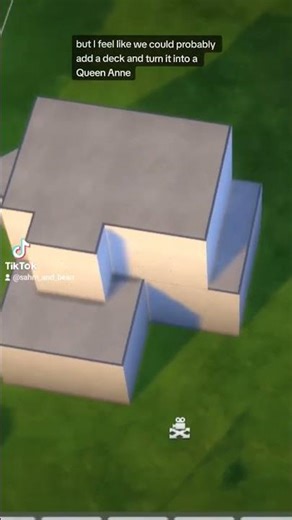 what a difference a roof can make! what's your favorite style? Sims 4 shell challenge