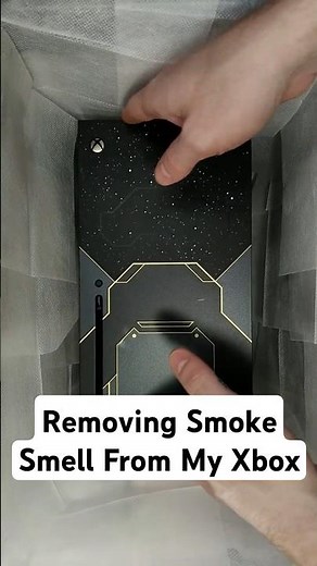 Trying To Remove Smoke Smell From My #xbox #gaming #diy #consolerepair #cleaning