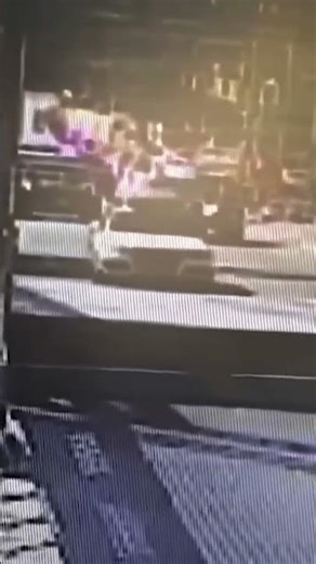 Car jumps a closing bridge like a movie scene😱🔥 #viral