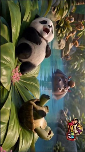 Panda Turtle Moral Story | Tamil Moral Stories | Moral Story | Bomma TV | Bomma Padam | Bomma