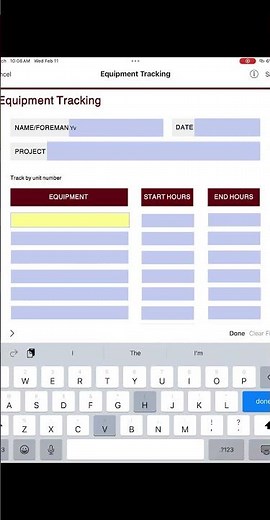 Procore Forms Tutorial Equipment Tracking