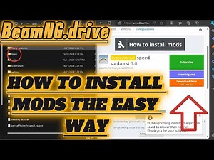 How to install MODS THE EASY WAY | BeamNG.drive |