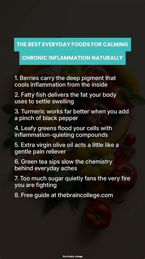 The Best Everyday Foods For Calming Chronic Inflammation Naturally