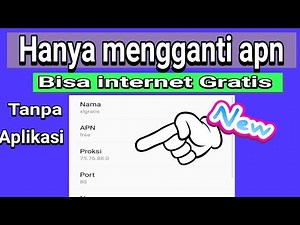 hanya mengganti Apn bisa internetan