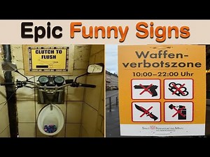 Epic Funny Signs That Make Zero Sense but 100% Comedy 😂 || Sign Hub