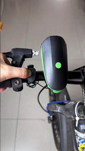 Cyclists’ Favorite Wireless Horn Light — Super Bright & Powerful! 🚴‍♂️💡🔊