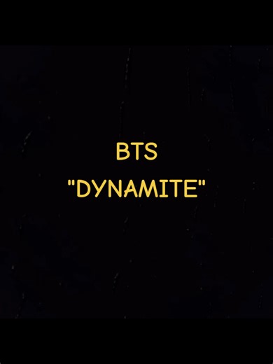 BTS DYNAMITE: Exploring the English Lyrics