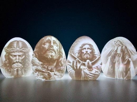 Easter Religious LED Candle Lamp – Christian Faith Decorative Light - Etsy