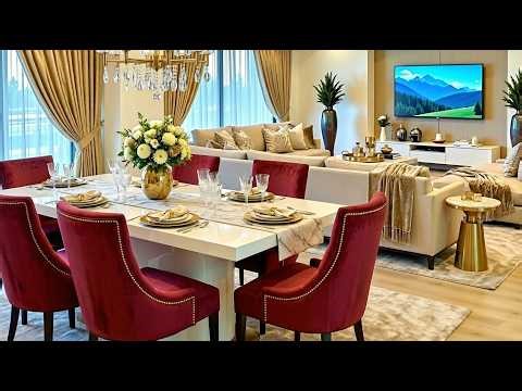 Luxury Dining Room & Dining Table Decorating Ideas 2026 | Interior Design Trends | Living Room Decor