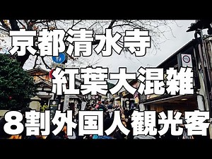 [4K] Autumn leaves at Kiyomizu-dera Temple, Kyoto, December 3, 2023 (Sunday) - Still in full bloo...