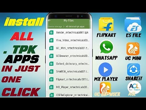 how to download all tpk files in tizen {no dropbox link} must watch