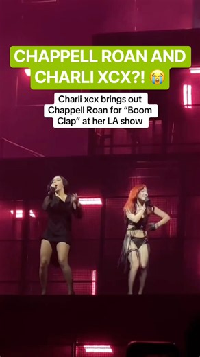 Chappell Roan & Charli XCX Perform “Boom Clap” Live in Los Angeles