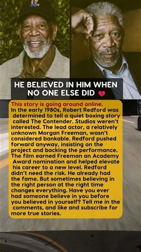 HE BELIEVED IN HIM WHEN NO ONE ELSE DID 💔