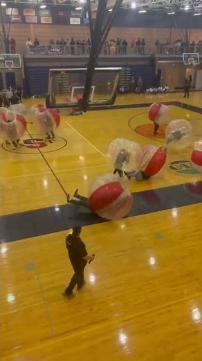 Human Bubble Balls Collide || ViralHog