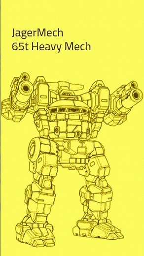 BattleTech: JaegerMech BattleMech (#mechwarrior #battletech #battletechlore #scifi)
