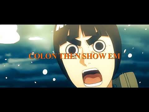 NARUTO ROCK LEE FREESTYLE LYRIC AMV (1 Hour)