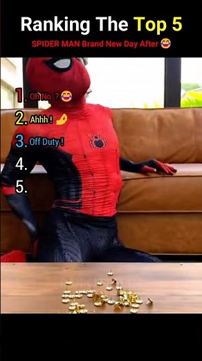 Ranking The Spider man funniest Moments 😂😂