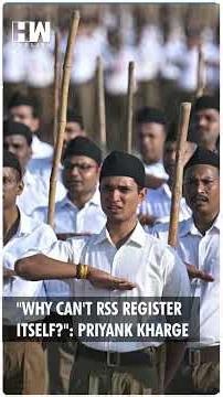 #Shorts | "Why Can't RSS Register Itself?": Priyank Kharge | Editorial With Sujit Nair | Bhagwat