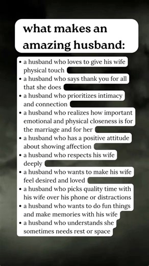 What Makes an Amazing Husband. An amazing husband shows love through actions,respect, effort, and quality time It’s the little things that keep love strong ❤️ #AmazingHusband #MarriageGoals #HealthyMarriage #LoveIntentionally #HusbandAndWife | Relationship matters