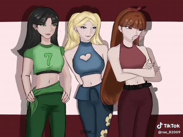 Powerpuff Girls x The Chipettes! (in my artstyle>