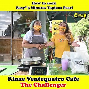 Join them as they share the benefits and testify about how the Easy® 5 Minutes Tapioca Pearls addressed their challenges in the business! SunnyRose traveled to Kinze Ventequatro Cafe to meet with Ms. Nicole, their Barista, to complete the Easy® 5 Minutes Tapioca Pearl Challenge👩‍🍳! Join them as they share the benefits and testify about how the Easy® 5 Minutes Tapioca Pearls addressed their challenges in the business! Try the best Tapioca Pearls in town, the Easy® 5 Minutes Tapioca Pearls, and 