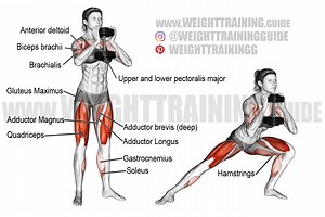 Dumbbell side lunge exercise instructions and video