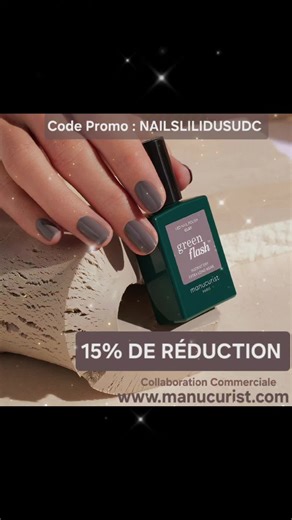 ✅️ PROFITEZ DE 15% DE RÉDUCTION SUR TOUT LE SITE www.manucurist.com ➡️ Code Promo : NAILSLILIDUSUDC Collaboration Commerciale #vernis #nail #manucurist #bonplan #lilidusud