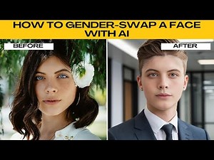 How to Gender Face Swap with AI | Change Anyone's Gender in a Photo!
