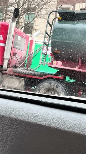 Giant Diesel Smokestacks on a heating oil tanker,