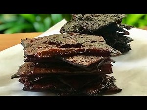 My Sliced Ba Kwa Challenge 挑战做手工切片软肉干| TheSugarCrumble