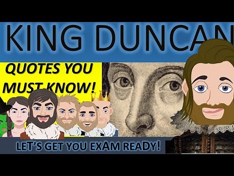 King Duncan - Complete and Simple Character Guide for Macbeth!