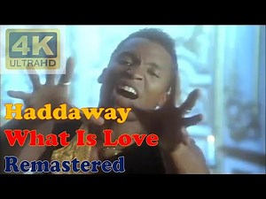HADDAWAY - WHAT IS LOVE (Remastered Audio) [4K Official Video With Audio Visualizer]