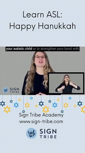 1.8K views · 52 reactions | 蘭 Learn how to sign "Happy Hanukkah" in...